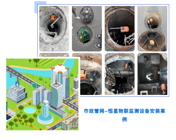 市政管网-恒星物联监测设备安装案例