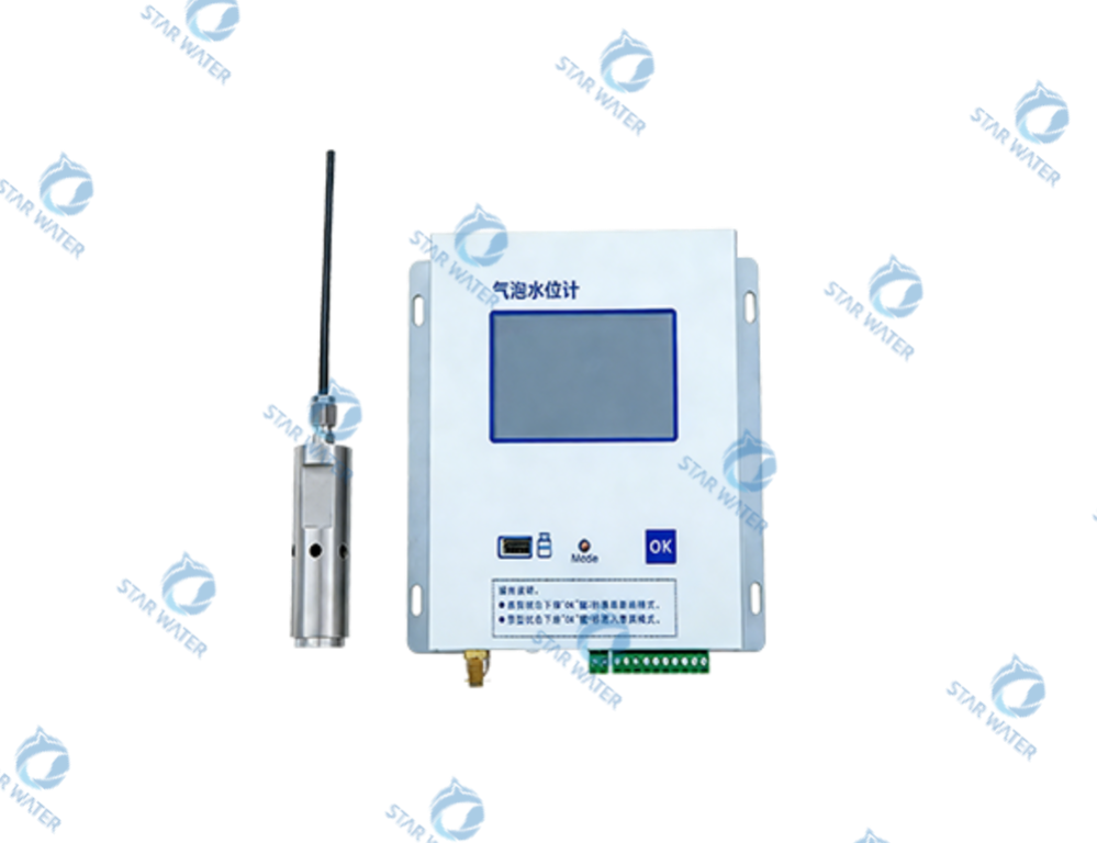 一杆式气泡水位监测站